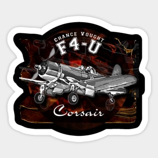 F4-U Corsair aircraft Sticker